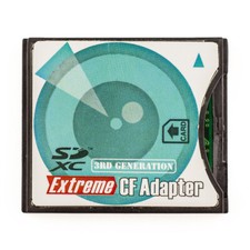 SD / SDHC / SDXC auf CF-Karten Adapter als Compact Flash Speicherkarte Typ II