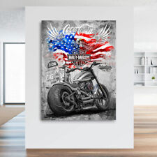 Acrylglas Wandbild Harley