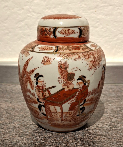Chinesische teedose mit deckel - mit,