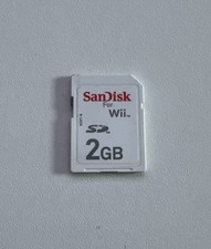Nintendo Wii SanDisk 2 GB SD