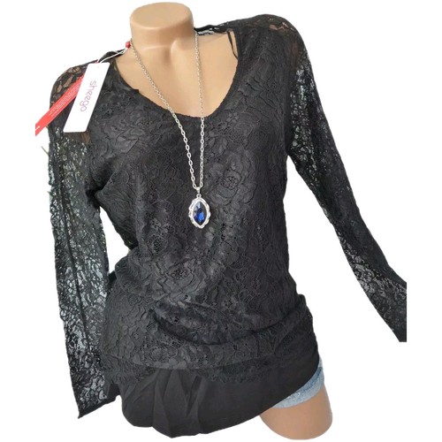 Damen sheego spitzen shirt - sheego,