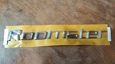 Original Skoda Roomster Emblem Inscription chrome 5J0853687E KTP