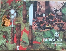 WMF Burgund Tafel Besteck 24 teilig Essbesteck OVP 6 Personen-NEU