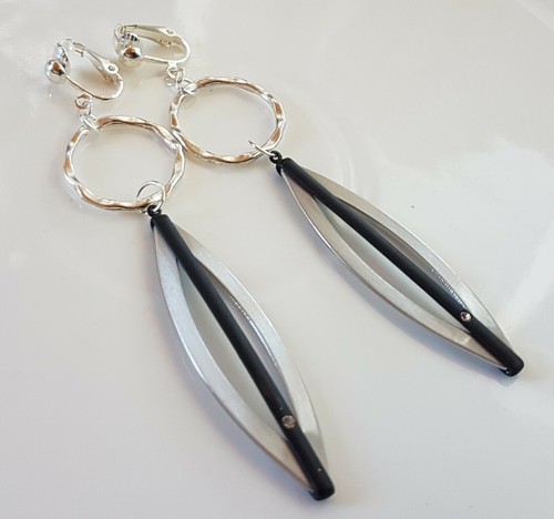 Ohrclips clips strass - , schwarz
