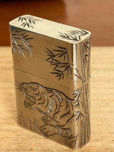 Sterling silber zippo - silber,