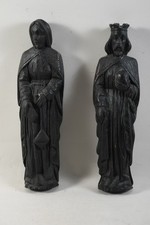 Q40S15- 2 Stuck Figuren nach altem Vorbild Stifterpaar (?) Herrscherpaar