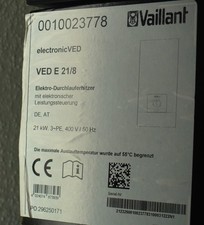 Vaillant VED E 21/8 Elektronisch geregelter Durchlauferhitzer