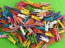 Mini Holzklammern Kleine