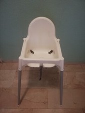 IKEA Antilop Kinderhochstuhl mit Tablett - Weiss