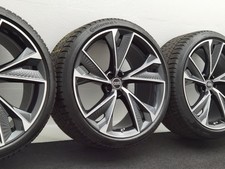 22 Zoll Audi RS6 C8 RS7 4K Struktur Winterräder Original Felgen Continental 7mm