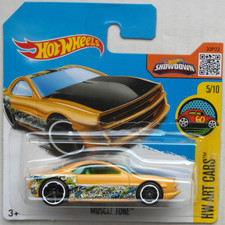 Hot wheels muscle tone gelb - hot,