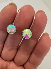 Ohrringe mit Kristalle von Swarovski 925 Sterlingsilber Neu Eliteschmuck