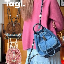 Tagi.mini Painter Backpack Shoulder Strap Travel Pocket Bucket Drawstring Bag