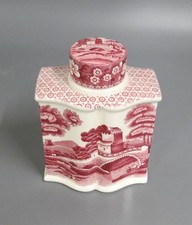 SELTEN ! Teedose Dose Spode