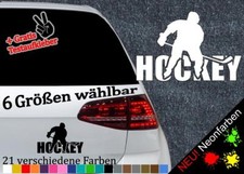 Aufkleber Hockey + Spieler