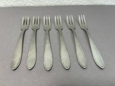 Original DDR 6 Stück Kuchengabeln - ABS Besteck  Modell 361  Ährenmuster vintage