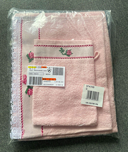 Witt handtuchset frottee rosa - handtuchset,