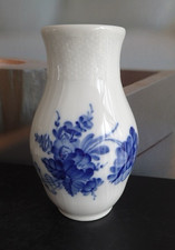 Royal Copenhagen Porzellan Vase blaue Blume geschweift Blumenvase Nr. 1803 *14cm