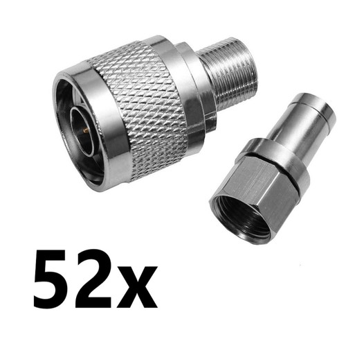 52x stecker buchse bnc f - 52x,