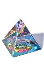 Sternzeichen Pyramide aus Glas