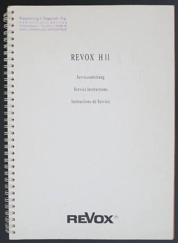 Original revox h11 cassette - original,