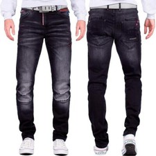 Cipo & Baxx Herren Jeans Stretch Denim Jeanshose Übergröße Freizeit Regular Fit