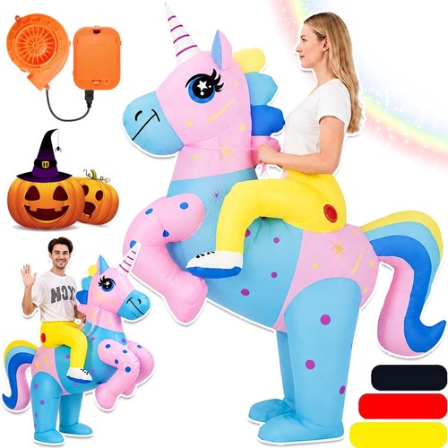 Aufblasbares einhorn kostüm - einhorn,