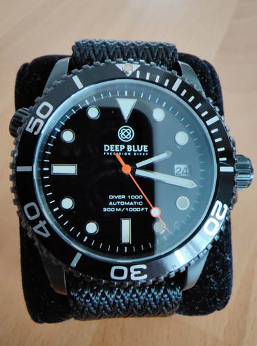 Deep blue diver - blue, 1000
