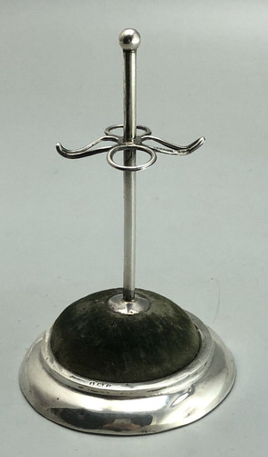 Edwardian silber hut pin - edwardian,