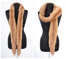 Z265 MARDER PELZ STOLA PELZKRAGEN  FELL PELZ SCHAL GANZE FELLE MARTERN FUR STOLE