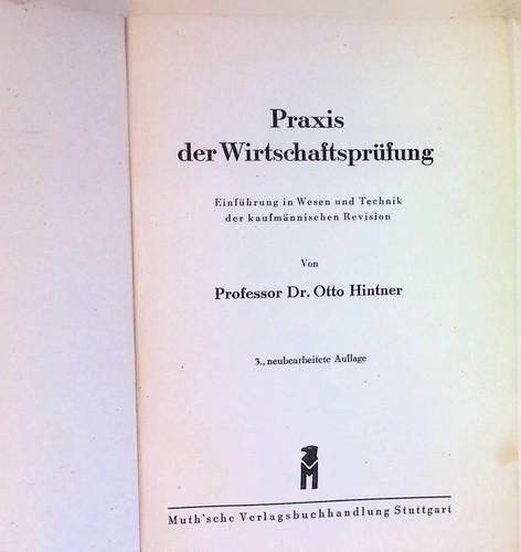 Praxis der wirtschaftsprüfung - praxis,