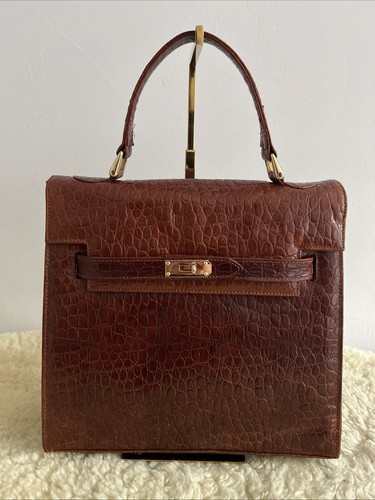 Vintage handtasche kelly stil - vintage, kelly-stil
