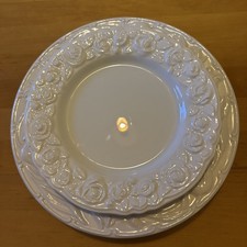 Porzellan Teller 4 Stück Franco Giorgi Quadrifoglio Italy