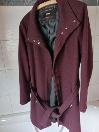 Kurzmantel jacke weinrot - kurzmantel/jacke, xl