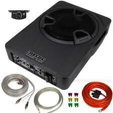 Hifonics 300 Watt Untersitz-Aktiv-Subwoofer + Kabelset Auto Verstärker ZRX200A