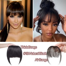 100% Echthaar 3D Air Bangs