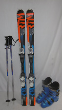 VÖLKL " RTM " SKI JUNIOR ALLROUND CARVER 120 CM + SKISCHUHE GR.: 38 IM SET