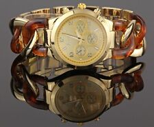 Damenuhr Armbanduhr Gold Braun Quarz klassisch Uhren U1525 braun