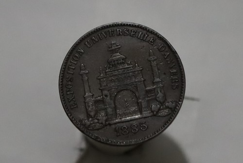 Belgien bronze medaille - belgien, 1885