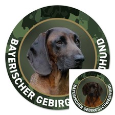 Bayrischer Gebirgsschweißhund BGS Aufkleber Zaunschild Warnschild Hundeschild