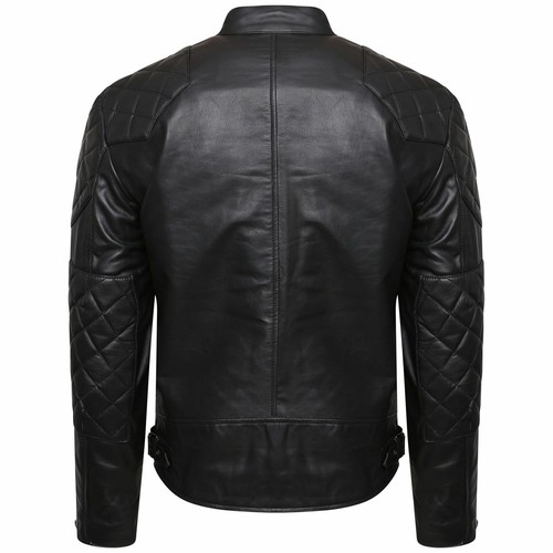 Herren schwarze echtleder - schwarze,