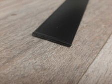Alu Aluminium Flach Flachstange Schwarz MAT Ral 9005 PULVERBESCHICHTET