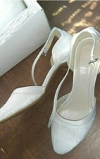 Brautschuhe ivory satin - brautschuhe,