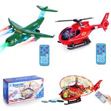 Fernbedienung Flugzeug Spielzeug mit LED Beleuchtung Sound kinder Geschenk DE