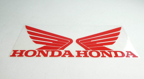 Honda flügel emblemset - honda, rot