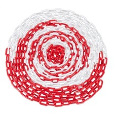 Absperrkette rot weiß