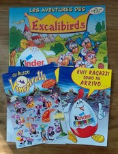 Ü-Ei Heft "Les aventures des Excalibirds" u. Vampirelli Werbung