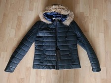 Herren Leder Jacke Blau