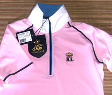 Damen Turniershirt Turnierbluse KINGSLAND rosa weiß XS 34 S 36 NEU %%% UVP50€