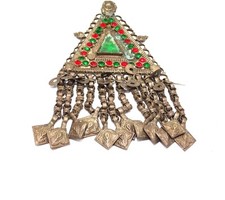 Antiker Berber Hochzeitsschmuck Anhänger aus Rif, Marokko